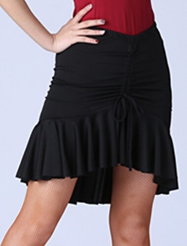  Latinské tance Sukně Sklady Dámské Trénink elastan