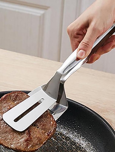  barbecue tang roestvrijstalen gebakken biefstuk schep vis spatel vlees clips broodklem keuken gereedschap accessoires