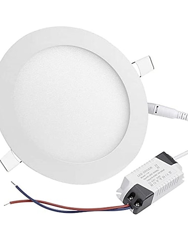  1 piezas 12 w led pancel light led downlight empotrado redondo led lámpara de techo ac 110 v 220 v bombilla led dormitorio cocina interior led iluminación de punto
