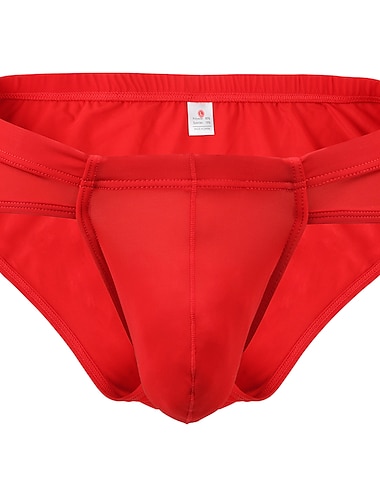  Herr 1-pack Kalsong Grundläggande Polyester Nylon Låg Midja EU / US-storlek Svart Vit