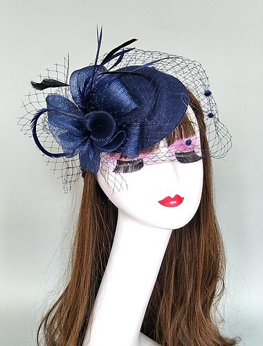  fascinators kentucky derby hoed hoofddeksel veren netto bucket hat bunkerhoed bruiloft feest / avond dames dag melbourne cup cocktail met pet bloemen hoofddeksel hoofddeksels