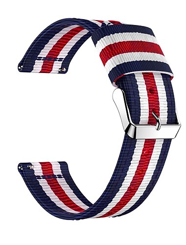  Ремешок для часов для Samsung Watch 7/6/5/4 40/44mm, Galaxy Watch 5 Pro 45mm, Galaxy Watch 6/4 Classic 42/46/43/47mm, Watch 3, Active 2, Gear S3 S2 Нейлон Замена Ремень 20mm 22mm Дышащий