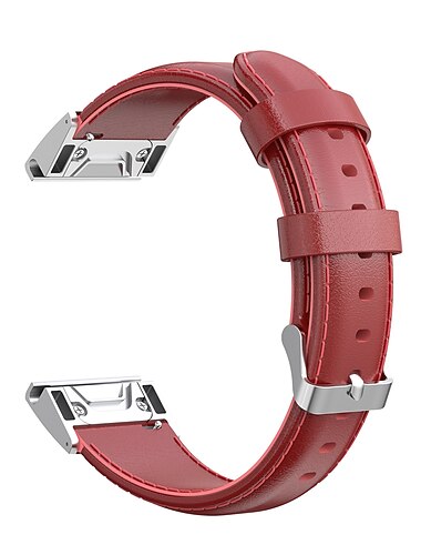  Cinturino per orologio  per Garmin Fenix 7S / 6S / 5S / 5S Plus Vera pelle Sostituzione Cinghia Cinturino di pelle Banda di affari Polsino