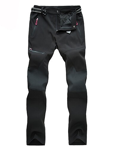  Women's Hiking Pants Trousers Patchwork Summer Outdoor Regular Fit Waterproof Windproof Warm Breathable Pants / Trousers Bottoms Black Fuchsia Burgundy Camping / Hiking / Caving Traveling Winter