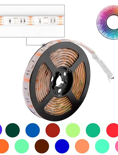  App Intelligent Control Bluetooth Mesh Smart Led Lights Strip 1M 2M 3M 4M 5M 5050 RGB SMD 30 LEDs Per Meters with IR 24 Key Controller USB Port DC5V