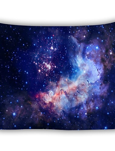  galaxis gobelin köd gobelin csillagos ég kárpit színes kozmikus ki űr gobelin pszichedelikus misztikus csillagok gobelin falra függesztett mennyezeti nappali kollégiumi dekoráció&amp; # 40; 92,5 "×