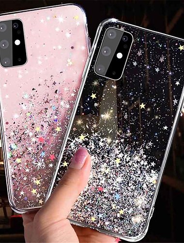  téléphone Coque Pour Samsung Galaxy S25 S24 S23 S22 S21 FE S21 Ultra Plus S20 A14 A54 A73 Coque Arrière Brillant Brillant TPU
