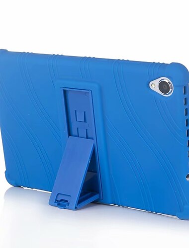  لوح أغط / كفرات من أجل Lenovo M8 FHD / HD TB-8505/8506/8705 مع مسند قابل للتعديل حماية كاملة للجسم ضد الغبار سيليكون