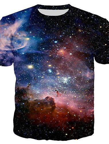  Herren Urlaub Hemd T Shirt Kurzarm T-Shirt 3D-Druck Rundhals Hemd Weiß Gelb Rote Sommer Bekleidung M L XL XXL 3XL