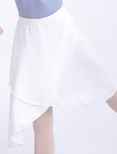  andningsbara balettkjolar ruching bandage kvinnors träningsprestanda hög polyester