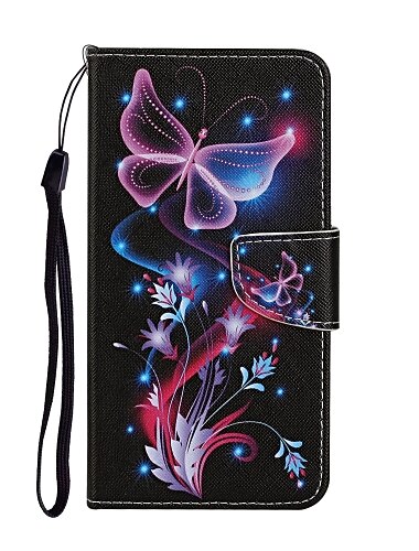  טלפון מגן עבור iPhone 16 15 14 Pro Max Plus 13 12 11 Pro Max Mini מארז כרטיס ארנק כיסוי הפוך מגנטי עמיד בזעזועים אנימציה חתול פרח פרחוני TPU עור PU