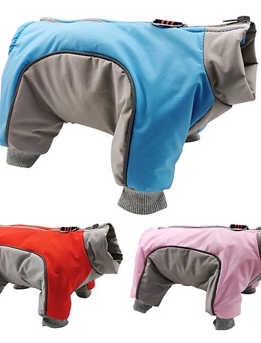  Hund Mäntel Jacke Fleeceweste Klassicher Stil Winter Warm Atmungsaktiv Outdoor Alltagstauglich Hundebekleidung for Husky Alaskan Malamute Golden Retriever Corgi Buldogge