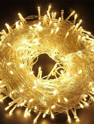  100 м 800leds на открытом воздухе рождественская елка светодиодные фея гирлянды водостойкие ес великобритания вилка праздничное освещение свадебное украшение для вечеринки 220-240 в
