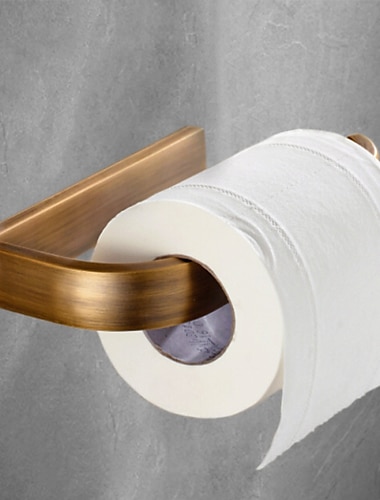  toalettpappershållare modern rullpappershållare i mässing matt mässing 1 st