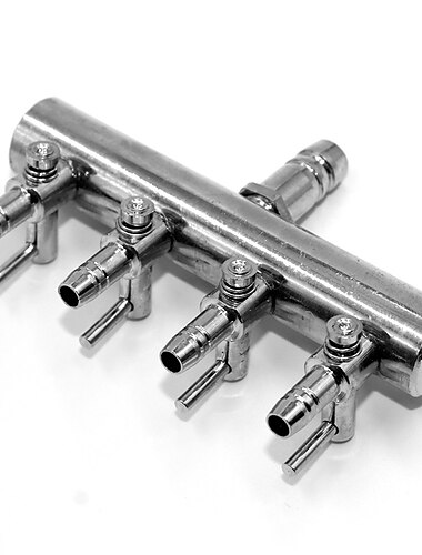  Aquarienzubehör 2 4 6 8 10-Wege-Aquarien-Inline-Luftteiler Steuerventil für Sauerstoffpumpe Schlaucheingangs-Durchm