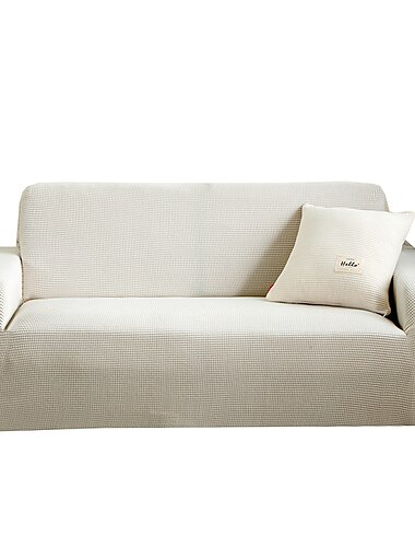  sofabetræk betræk jacquard elastisk sektionssofa lænestol loveseat 4 eller 4 eller 3 personers l form bordeaux rød hvid grå sort ensfarvet ensfarvet blød holdbar vaskbar