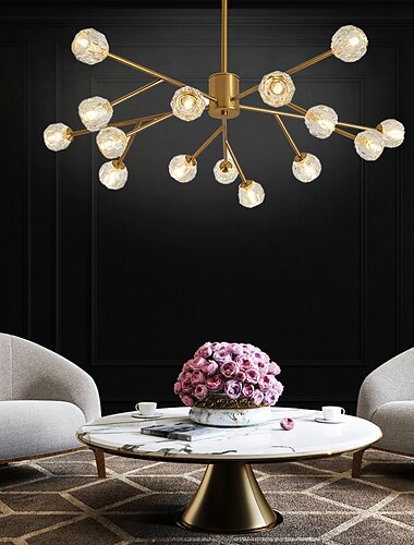  100 cm glod chandelier sputnik design κρεμαστό φως σκανδιναβικό στιλ καλλιτεχνικής βιομηχανικής βαφής φινιρίσματα 110-120v 220-240v