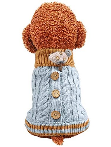  kisállat pulóverek kutyáknak kiskutya pulóverek kis kölyök pulóverek kutya kötés horgolt karácsonyi kutya pulóver meleg közepes kutya pulóver ruhák kis kölyök pulóverek kutya pulóver kölyöklányoknak