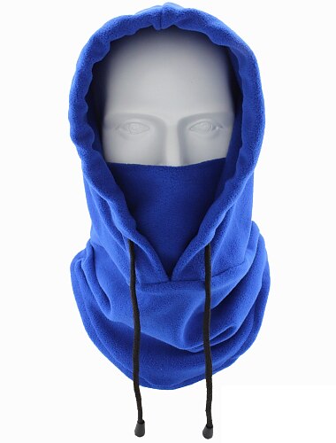  Halswärmer Skullcap-Mütze Hut Herren Damen Wanderkappe Ski Mützen Nackenwärmer mit Kapuze Thermowarm Fleece-Futter Wasserdicht für Jagd Ski / Snowboard Angeln Einfarbig Fleece Frühling Winter Herbst