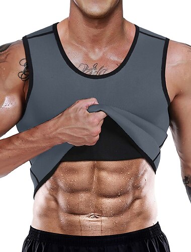  Svettvest Sweat Shaper Bastuväst 0.000*0.000*0.000 cm sporter neopren Gymträning Motion & Fitness Ingen dragkedja Viktminskning Magefettförbrännare För Herr
