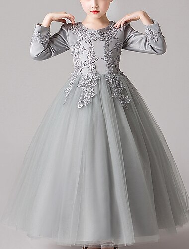  Abito da damigella d'onore bambina Da ragazza Vestito Abito da principessa Vestito da festa Formale Matrimonio Feste Elegante stile sveglio Da cerimonia Giornata universale dell'infanzia Retato