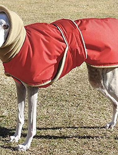  冬の犬のコート、犬のジャケット防風厚みのある犬のベストの服暖かい襟付き犬パーカー衣装小型中大型犬テディゴールデンレトリバーアラスカ用