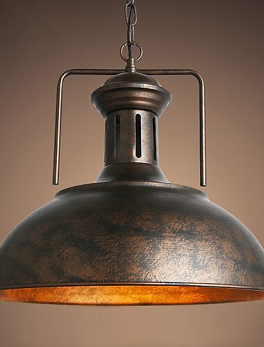  41cm-es led medál könnyű vintage skandináv stílusú, egyedi kivitelű, fémre festett kivitelű bár étterem 110-120v 220-240v