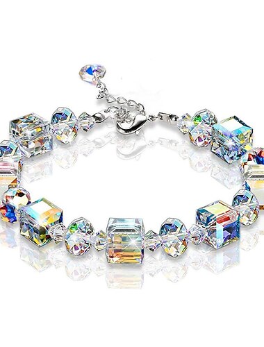  Damen Perlenarmband Armband Glasperlen Mode Einfach Europäisch Kunststoff Armband Schmuck Weiß Für Jahrestag Geschenk
