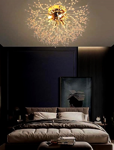  50 cm suspension led lanterne design luminaires encastrés métal laiton traditionnel / classique feu d'artifice 220-240v