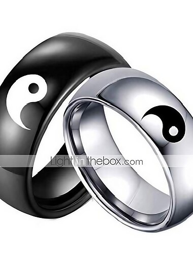 ανοξείδωτο ατσάλι μαύρο δαχτυλίδι δαχτυλίδι για άνδρες / καλύτερος φίλος // φίλος (το μέγεθός του 11)