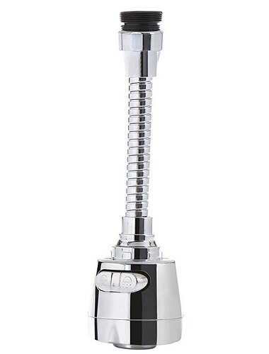  Wasserhahn-Spritzkopf-Verlängerung Universal-Leitungswasser-Dusche wassersparende Rotationsfilterdüse