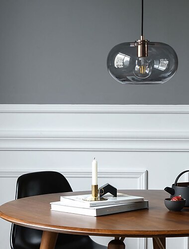  30 cm Design unico Luci Pendenti Bicchiere Bicchiere Galvanizzato Stile nordico 110-120V 220-240V