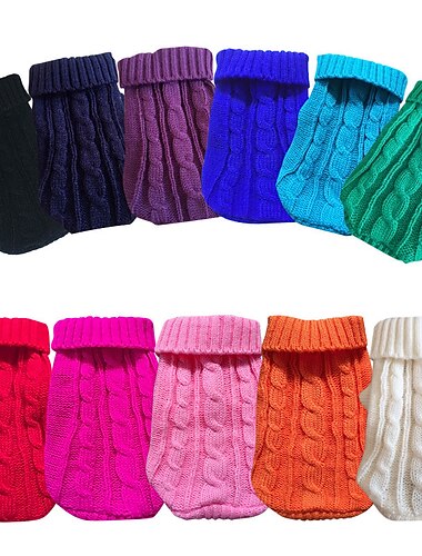  Chien Chat Pull Classique Hiver Chaud Respirant Noël Décontracté Quotidien Vêtements pour Chiens for Husky Labrador Malamute de l'Alaska Golden Retriever Border Collie