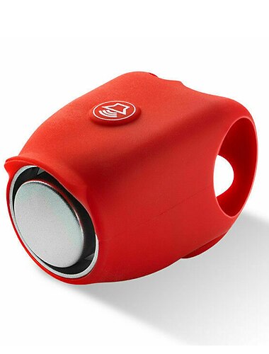  cykelklokke vandtæt bærbar cykling til landevejscykel mountainbike mtb foldecykel fritidscykling fast gear cykel cykling cykel gummi aluminiumslegering blå 1 stk.