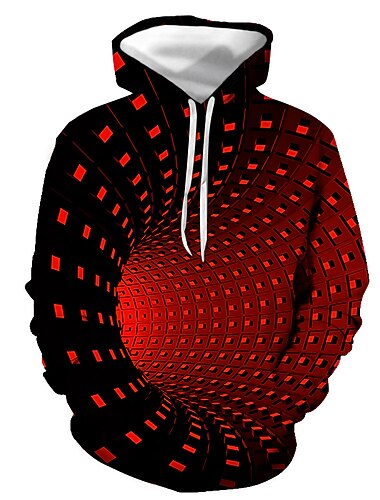  Miesten Geometrinen Väripalikka 3D Huppari Hupparit College Katutyyli Halloween Hupullinen Päivittäin Pyhäpäivä Musta Keltainen Rubiini Laivastosininen Purppura Suunnittelija S M L XL XXL 3XL