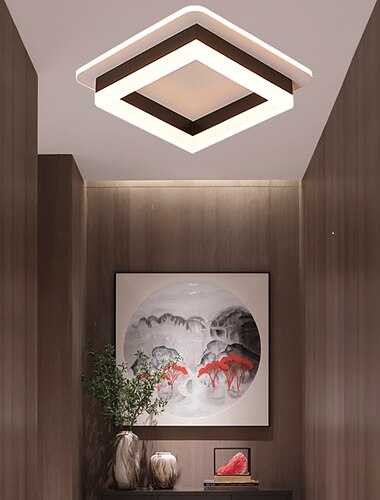  led nordic מנורת מסדרון מינימלית led תקרה אור מטבח אולם כניסה מרפסת מנורת מרפסת מנורת תקרה עגולה מנורת ביתית
