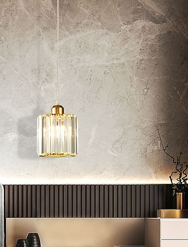 l.t lichten 14 cm led-hanglamp lantaarn ontwerp kristal modern bedlampje eetkamer restaurant bar metaal geschilderde afwerkingen 110-120v 220-240v