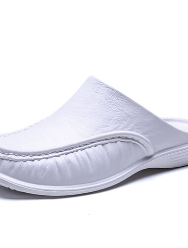  schwarze Slipper aus Eva für Herren – bequeme Pantoletten für drinnen und draußen