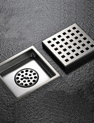  lefolyó új design kortárs / modern rozsdamentes acél / vas 1db - szállodai fürdő padlóra szerelve