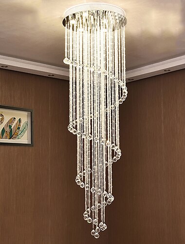  9-Light 60 cm Egyedi dizájn Geometriai formák Egységes kialakítás Csillárok Fém Többrétegű Művészeti stílus Modern stílus Króm Művészi Modern 110-120 V 220-240 V