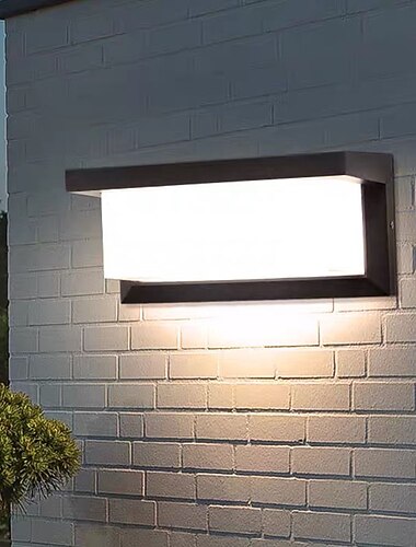  مصابيح حائط خارجية مقاومة للماء مصابيح حائط حديدية 110-120 فولت 220-240 فولت 18 واط