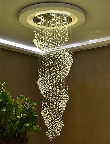  10-Licht 60 cm Einzigartiges Design Geometrische Formen Single Design Kronleuchter Metall Mehrlagig Künsterlischer Stil Moderner Stil Chrom Künstlerisch Modern 110-120V 220-240V