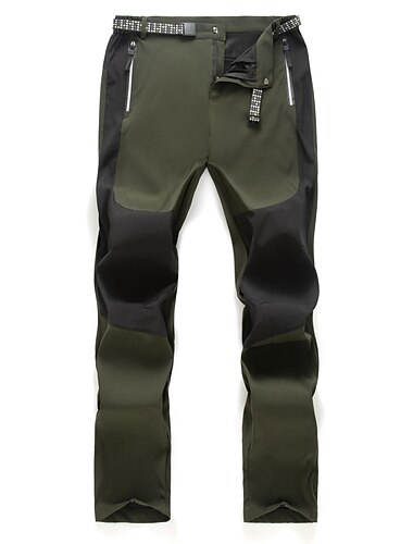 Herr Vandringsbyxor Sommar Utomhus Vindtät Andningsfunktion Snabb tork Ficka med blixtlås Underdelar Svart Armégrön Jakt Fiske Klättring S M L XL XXL / Slitstyrka