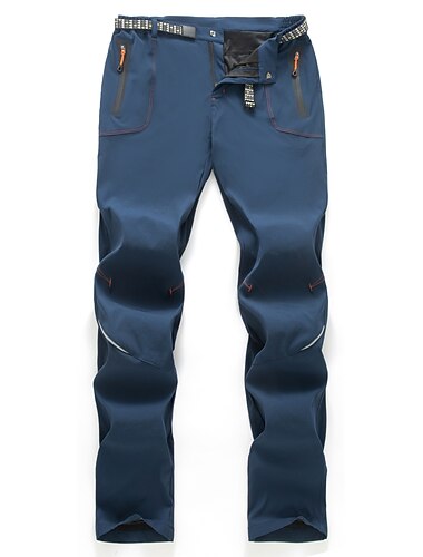  Herr Vandringsbyxor Sommar Utomhus Vindtät Andningsfunktion Vattenavvisande Snabb tork Underdelar Ficka med blixtlås Elastisk midja Svart Armégrön Jakt Fiske Klättring S M L XL XXL / Lättvikt