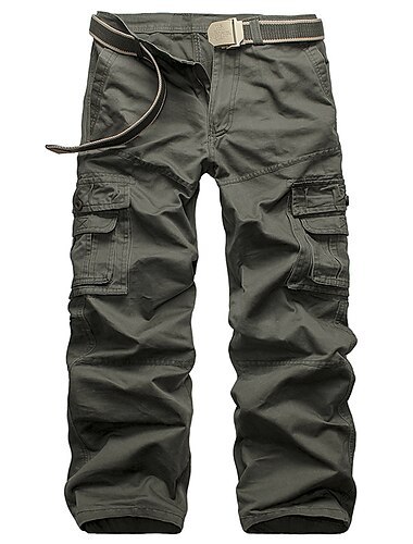  Herren Cargohosen Arbeitshose Taktische Frachthose Militär Sommer Außen Ripstop Rasche Trocknung Multi Pocket Verschleißfestigkeit Hosen / Regenhose Unten Schwarz Armeegrün Jagd Klettern Camping