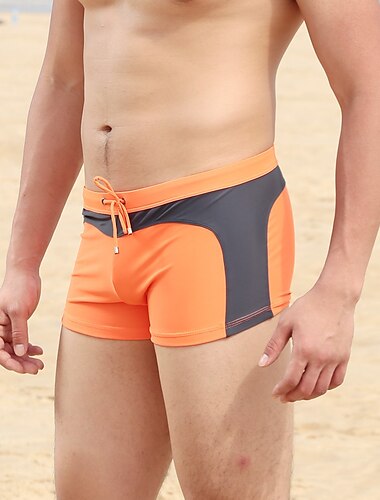  Voor heren Lange zwembroeken Zwemshorts Sneldrogend Boardshorts Badpak Trekkoord Zwemmen Surfen Strand Watersport Lapwerk Zomer