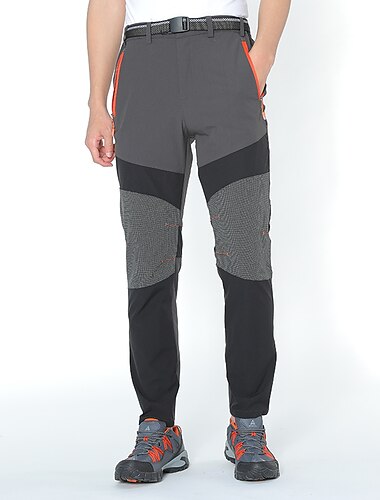  Herr Vandringsbyxor Lappverk Sommar Utomhus Normal Snabb tork Andningsfunktion Stretch Slitstyrka Elastan Underdelar Armégrön Grå Kaki Svart Jakt Fiske Klättring M L XL XXL XXXL