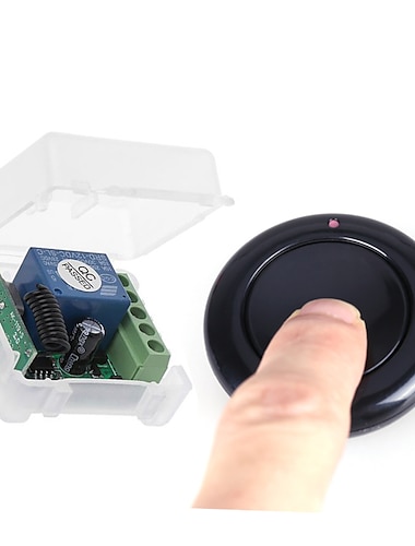  LITBest Smart Switch AK-RK01SY+AK-SOS Black för Dagligen / Vardagsrum / Sovrum Fjärrstyrd / Kreativ / Enkel att sätta på Fjärrkontroll Trådlös 12 V