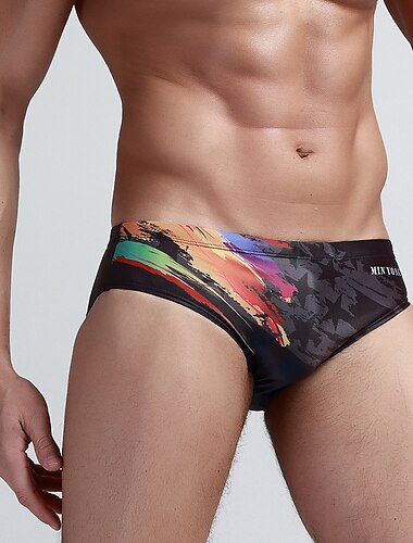  Herren Badehose Schwimmshorts kurz Badehosen Rasche Trocknung Badeanzug Unten Kordelzug Schwimmen Wassersport sportlich Bemalt 3D-Druck Frühling Sommer