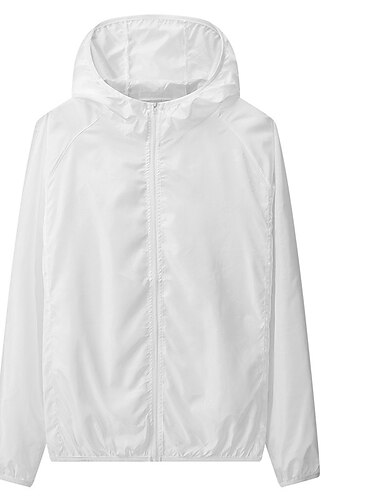  Herren Damen Windschutz Laufende Hautjacke Tasche Full Zip Langarm Jacke Sportlich Athlässigkeit Herbst Wasserdicht UV-Schutz Windundurchlässig Atmungsaktiv Fitness Laufen Gehen Sportbekleidung